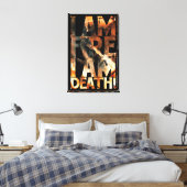 Ik ben het vuur dat ik dood ben. canvas afdruk (Insitu (Slaapkamer))