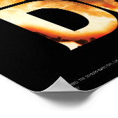 Ik ben het vuur dat ik dood ben. poster (Hoek)