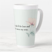 Ik ben het waard... latte mok (Rechterhoek)