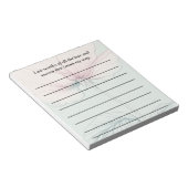 Ik ben het waard... notitieblok (Schuin)