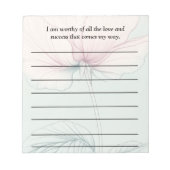 Ik ben het waard... notitieblok (Voorkant)