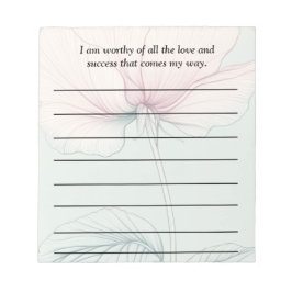 Ik ben het waard... notitieblok