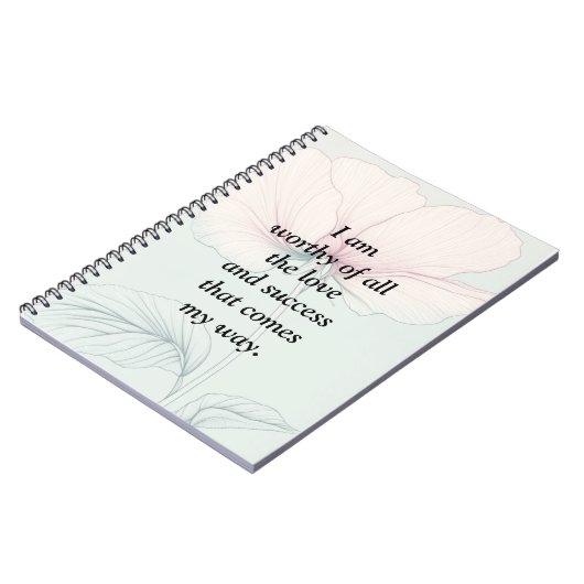 Ik ben het waard... notitieboek (Linkerzijde)