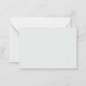 Ik ben het waard om... flat note Kaart Notitiekaartje (Achterkant)