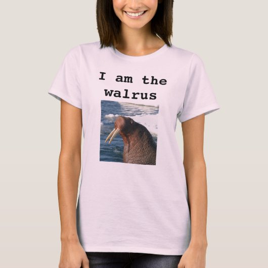 Ik ben het Walrus t-shirt (Voorkant)