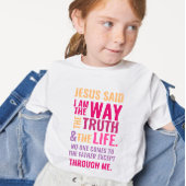 Ik ben het Way kinder T-shirt in heldere kleuren