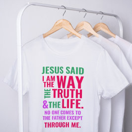 Ik ben het Way T-shirt in heldere kleuren