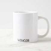 Ik ben hier al een tijdje... ... ... ... ... ... . grote koffiekop (Rechts)