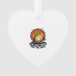 Ik ben hier alleen baas Halloween Geest Heks Pompo Ornament