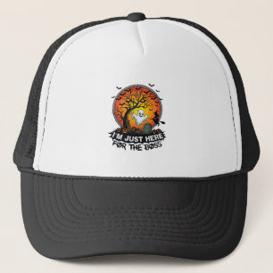 Ik ben hier alleen Baas Halloween Geest Heks Pompo Trucker Pet