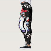 Ik ben hier alleen Boos Halloween Funny Wine Ghost Leggings (Links)
