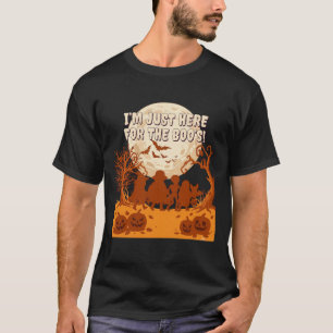 Ik ben hier alleen maar Boos Halloween Kinderen Si T-shirt