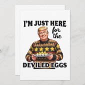 Ik ben hier alleen maar voor de Deviled Eggs Trump Kaart (Voorkant / Achterkant)