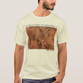 Ik ben hier alleen om te kijken - warthog t-shirt (Voorkant)