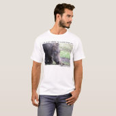 Ik ben hier alleen om te lijken - warthog t-shirt (Voorkant volledig)