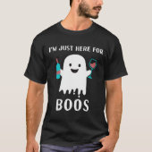 Ik ben hier alleen voor Boos. T-shirt (Voorkant)