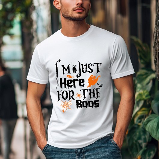 Ik ben hier alleen voor de baas, Halloween Pumpkin T-shirt