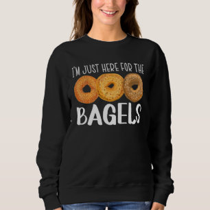 Ik ben hier alleen voor de Bagels Foodie Bread Bak Trui