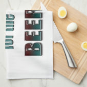 Ik ben hier alleen voor de Beer Theedoek (Quarter Fold)