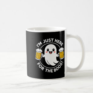 Ik ben hier alleen voor de boegems Leuke Halloween Koffiemok