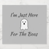 Ik ben hier alleen voor de boeken bier etiket (Enkel label)