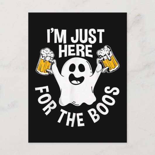 Ik ben hier alleen voor de boeken feestdagenkaart (Voorkant)