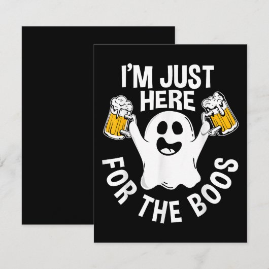 Ik ben hier alleen voor de boeken informatiekaartje (Voorkant / Achterkant)