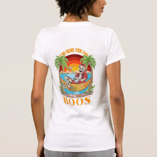 Ik ben hier alleen voor de boeken t-shirt