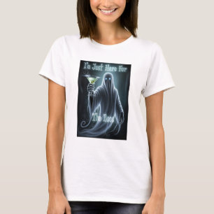 Ik ben hier alleen voor de boeken t-shirt