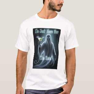 Ik ben hier alleen voor de boeken t-shirt