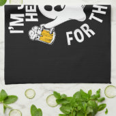 Ik ben hier alleen voor de boeken theedoek (Gevouwen)