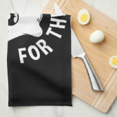 Ik ben hier alleen voor de boeken theedoek (Quarter Fold)