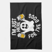 Ik ben hier alleen voor de boeken theedoek (Verticaal)