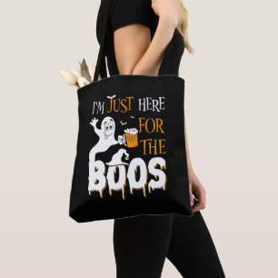 Ik ben hier alleen voor de boeken tote bag