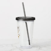 Ik ben hier alleen voor de Boo-bijen Grappige Hall Acryl Drinkbeker (Links)