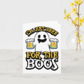 Ik ben hier alleen voor de Boos - Ghost Booze - Hw Kaart (Gele Bloem)