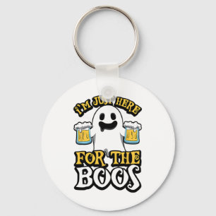 Ik ben hier alleen voor de Boos - Ghost Booze - Hw Sleutelhanger