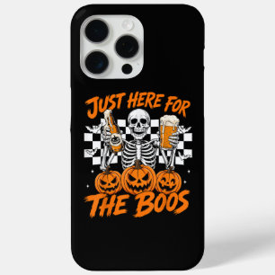 Ik ben hier alleen voor de Boos Halloween-skelet iPhone 15 Pro Max Hoesje