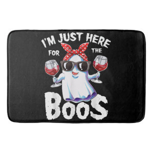 Ik ben hier alleen voor de Boos Halloween Women Gh Badmat