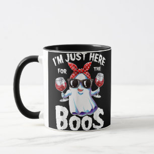 Ik ben hier alleen voor de Boos Halloween Women Gh Mok