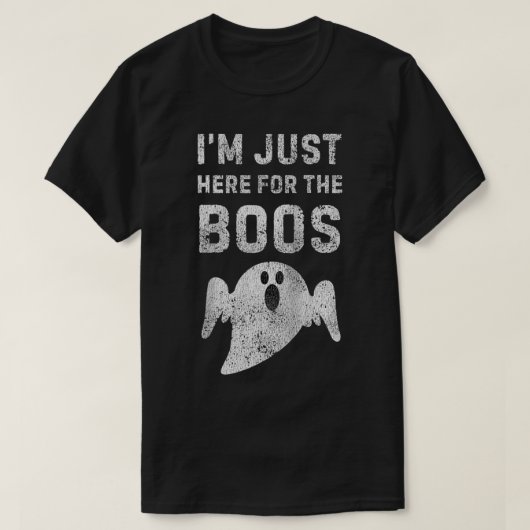 Ik ben hier alleen voor de Boos, Hilarious Hallowe T-shirt (Design voorkant)