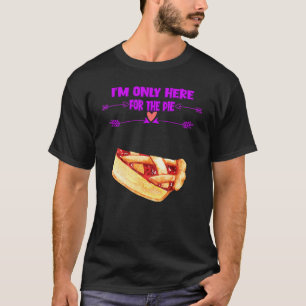 Ik ben hier alleen voor de duivel. t-shirt