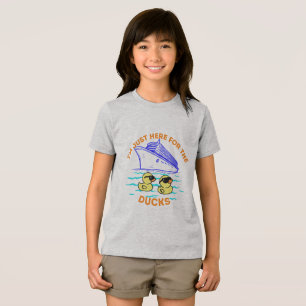 Ik ben hier alleen voor de eenden cruise Tri-Blend shirt