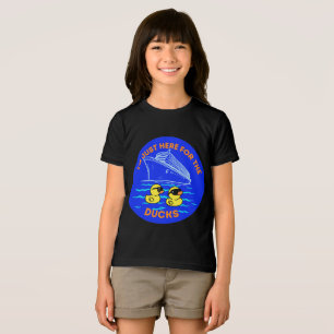 Ik ben hier alleen voor de eenden cruise Tri-Blend shirt