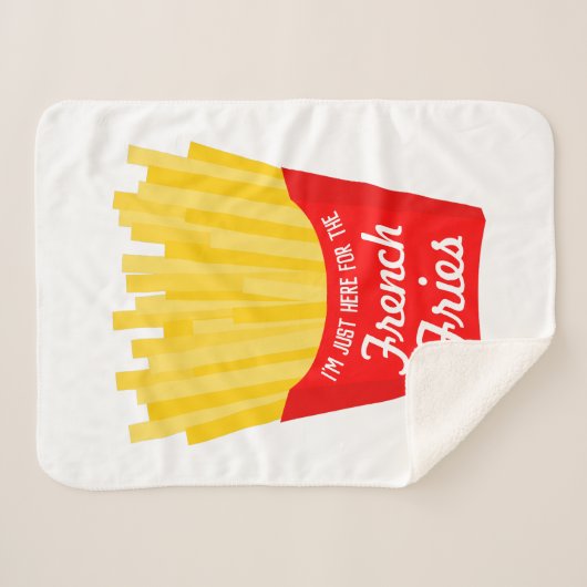 Ik ben hier alleen voor de Fransen. Sherpa Deken (Voorkant (horizontaal))