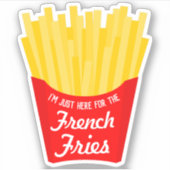 Ik ben hier alleen voor de Fransen. Sticker (Voorkant)