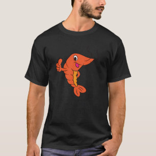 Ik ben hier alleen voor de garnalen t-shirt