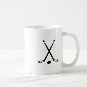 Ik ben hier alleen voor de gevechten Hockey Humor Koffiemok