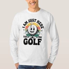 Ik ben hier alleen voor de Golf - Grappige Retro G T-shirt