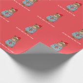 Ik ben hier alleen voor de kattenkruid grappige ke cadeaupapier (Hoek)